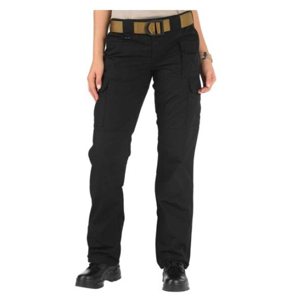 5.11 Tactical Taclite Pro Pants Mid Rise Cargo Pockets Straight Leg Black 6R - Picture 1 of 6